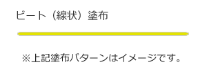 ホットメルト塗布パターン